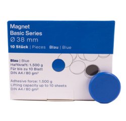 Aimant rond 'Basic', 24 mm