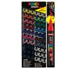 Marqueur à pigment PC-5BR BRUSH, présentoir de 60