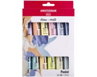 ROYAL TALENS Acrylverf AMSTERDAM Pastel, 12 x 20 ml