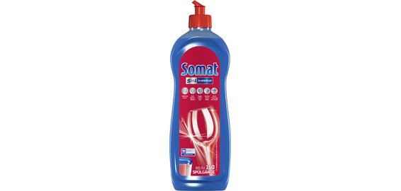 Somat Liquide de rinçage 5 en 1 pour lave-vaisselle, 750 ml