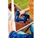 Rapid Agrafeuse/cloueuse électrique sans fil BTX530, bleu