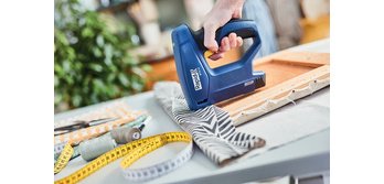 Rapid Agrafeuse électrique sans fil BTX10, bleu
