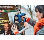 Rapid Agrafeuse électrique sans fil BTX10, bleu