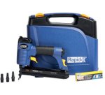 Rapid Agrafeuse/cloueuse à air comprimé PBS121, bleu/jaune