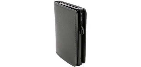 Portefeuille SLIM avec porte-cartes, cuir nappa