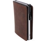 Portefeuille SLIM avec porte-cartes, cuir nappa