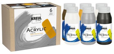 Peinture acrylique Triton Acrylic Liquid, Base&Neutral