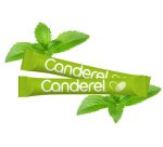 Canderel Stick Stevia, dans un présentoir en carton