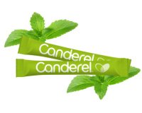 Canderel Stick Stevia, dans un présentoir en carton
