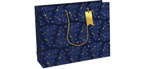 Christmas gift bag 'Azurite', shopping