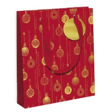 Scintillant, excellia, large bag 26,5x14x33 cm - red
