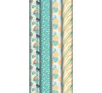 Kraft blanc 60g, Jungle 2x0,70m, en carton prés. de 30rlx - Assortiment