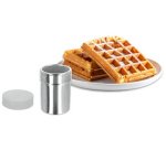 Saupoudreuse sucre/cacao, inox, argent