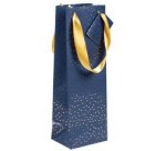 Sac cadeau pour bouteille 'Nuit bleutée'