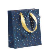 Premium Nuit bleutée, sac moyen 17x6x22c - Bleu