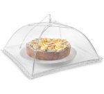 Cloche alimentaire, carré, 350 mm, blanc