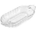 Râpe de cuisine / à pommes, en verre, transparent