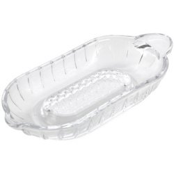 Râpe de cuisine / à pommes, en verre, transparent