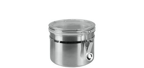 Boîte de conservation, 2,0 L, rond, inox, argent