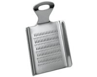 Râpe à gingembre/ail, inox, argent
