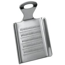 Râpe à gingembre/ail, inox, argent