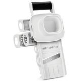 Mandoline multi-usage Mandolino, 5 râpes, blanc