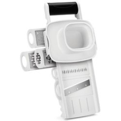 Mandoline multi-usage Mandolino, 5 râpes, blanc