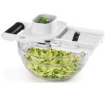 Multifunctionele mandoline Mandolino, 5 raspen, wit