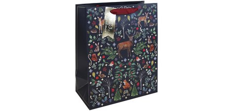 Sac cadeau de Noël 'Forêt de Noël'