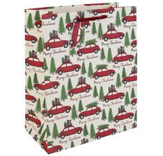 Sac cadeau de Noël 'Voiture de Noël'