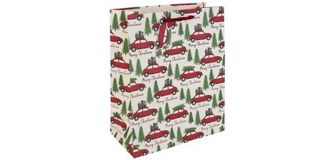 Sac cadeau de Noël 'Voiture de Noël'