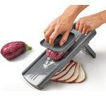 Mandoline universelle Slice-V, 5 inserts, gris