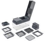 Coupe-fruits/légumes 12 en 1 Slice-Cube, gris