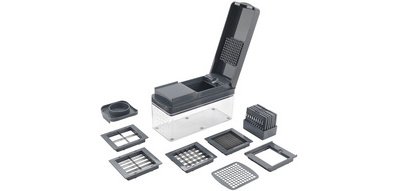 12-in-1 Obst-/Gemüseschneider Slice-Cube, grau