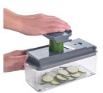 Coupe-fruits/légumes 12 en 1 Slice-Cube, gris