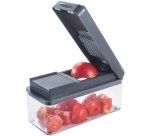 Coupe-fruits/légumes 12 en 1 Slice-Cube, gris