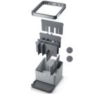 Rangement pour ustensiles de cuisine Utiltex, gris