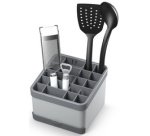 Rangement pour ustensiles de cuisine Utiltex, gris