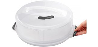 Cloche à gâteau ajustable et transportable