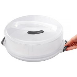 Cloche à gâteau ajustable et transportable