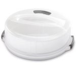 Cloche à gâteau ajustable et transportable