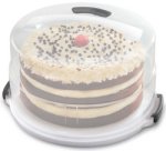 Cloche à gâteau ajustable et transportable