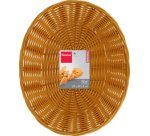 Corbeille à pain, ovale, plastique, beige