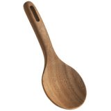 Cuillère à riz Acacia Line, bois d'acacia