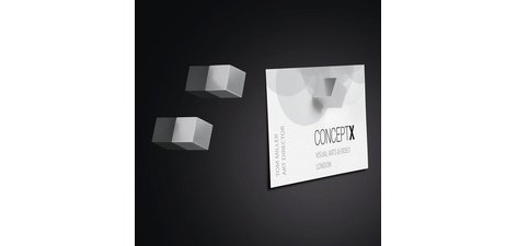 Aimant néodyme cube 'Strong' C5, set de 5, argent