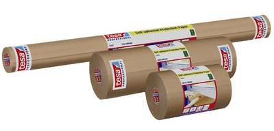 Schutzpapier, selbstklebend, 600mm x 10m, braun