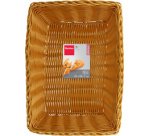 Corbeille à pain, rectangulaire, plastique, beige