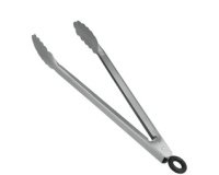 Tang voor grill, roestvrij staal, lengte: 390 mm