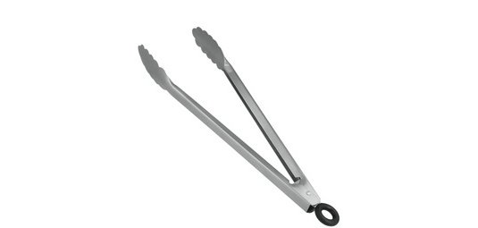 Pince à grillade, inox, longueur: 390 mm