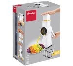 Mandoline Flash, 4 inserts, blanc/inox